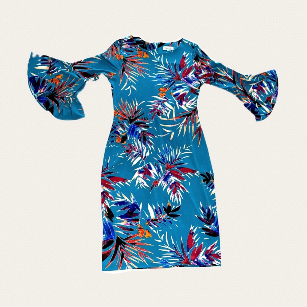 Calvin Klein tropical print dress